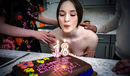 На днюху родаки подогнали телке тачку и жениха