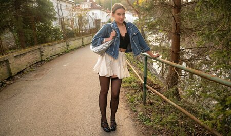 Чешку снял и трахнул пикапер за деньги...